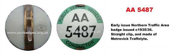 AA 5487 with straight fixing pin