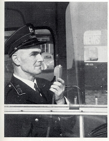 Edinburgh City Transport Driver on the two way radio.