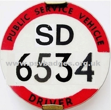 SD 6534. A 'Replica' badge made for a customer today.