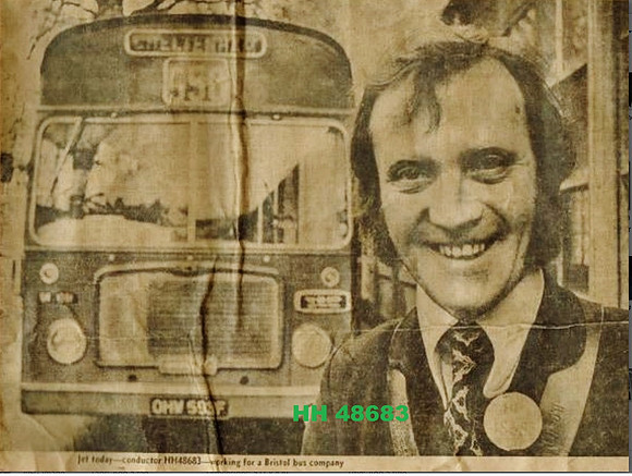 HH 48683 Bristol Omnibus Conductor