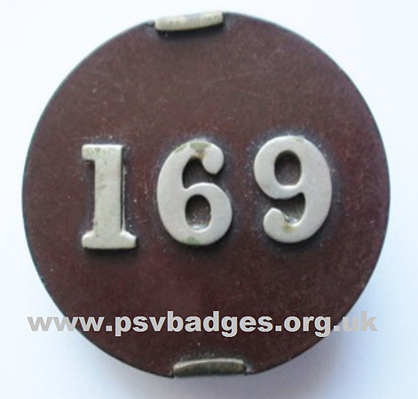Sunderland Tramways Motorman badge 169