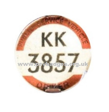 KK 3857 Early 1935 issue badge