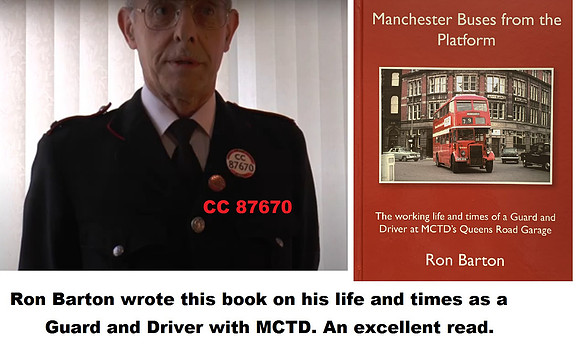 CC 87670 Manchester City Transport Driver Ron Barton