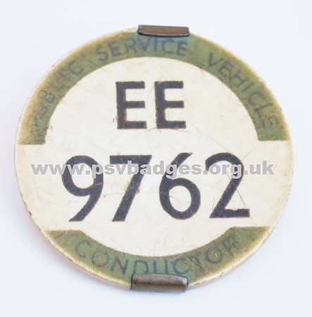 EE 9762 Early East Midlands Conductors badge. Now in my collection.