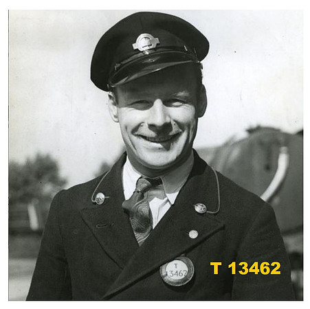 T 13462 London Transport Trolleybus Conductor