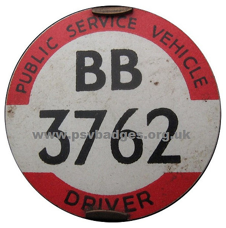 BB 3762 Early issue badge 1935/6