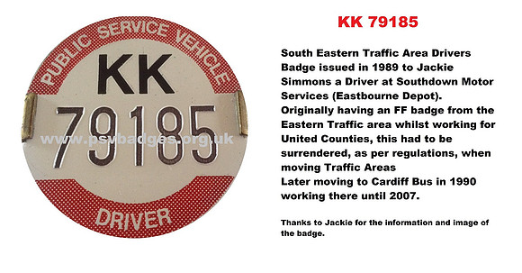 KK 79185 Jackie Simmons issued 1989