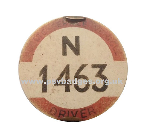 N 1463 The lowest numbered N badge I have seen.